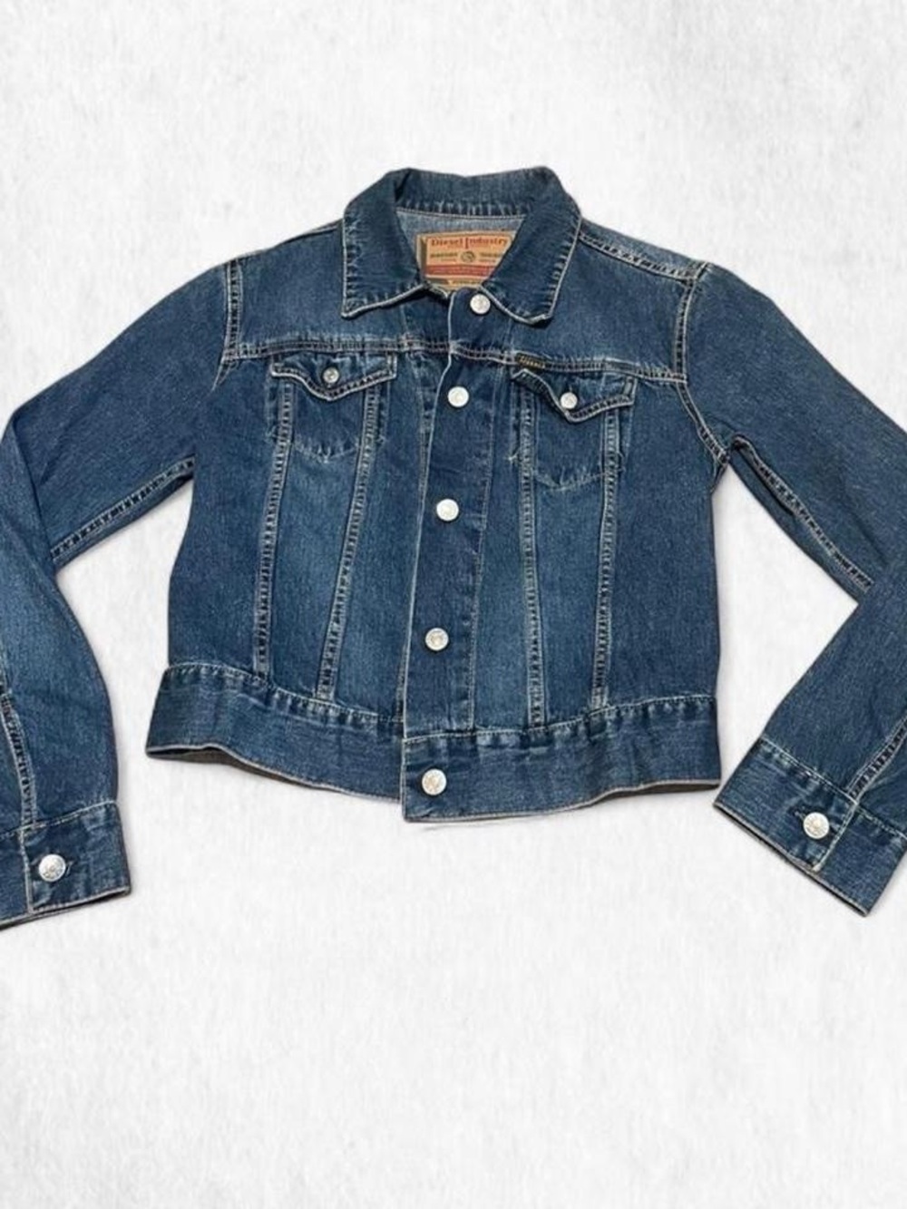 Cutest Diesel VTG Denim Jacket paper tag made in Italy